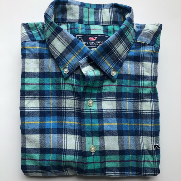 Vineyard Vines Other - Vineyard Vines Whale Shirt Blue/Green XL